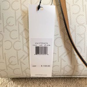 Calvin Klein Off White Purse